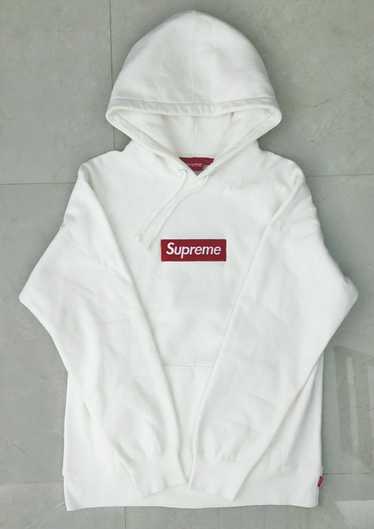 Supreme Hoodie Warm Up White Hoodie Size M - $115 (59% Off