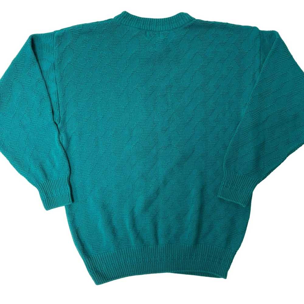 Unkwn 80's Cambridge Classics Turquoise Golfer Te… - image 2