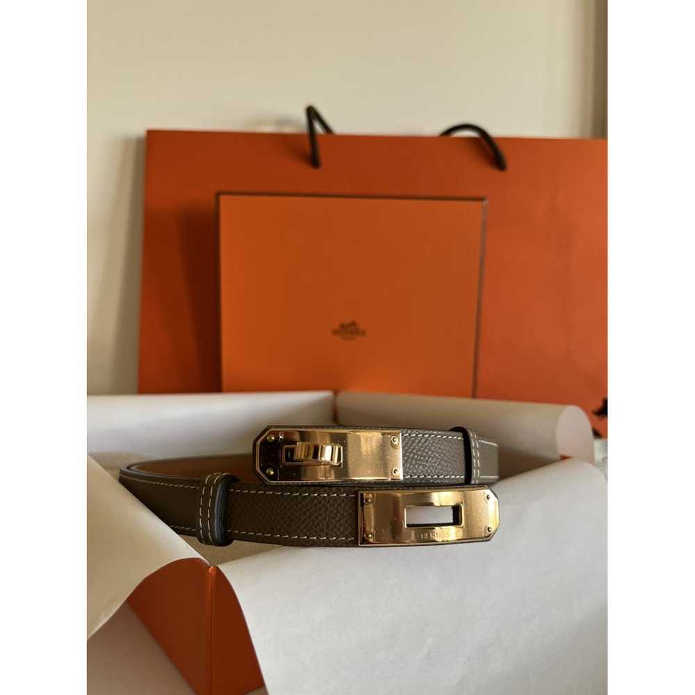 Hermès Kelly leather belt - image 6