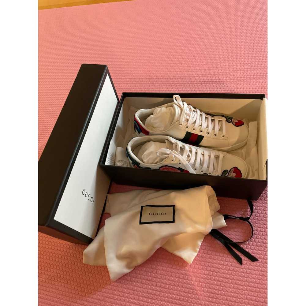 Gucci Ace leather trainers - image 10