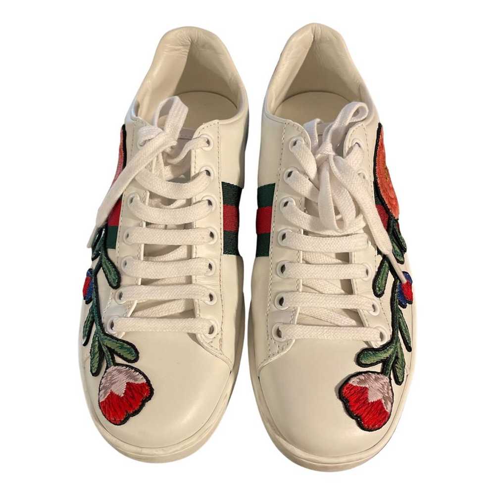 Gucci Ace leather trainers - image 1