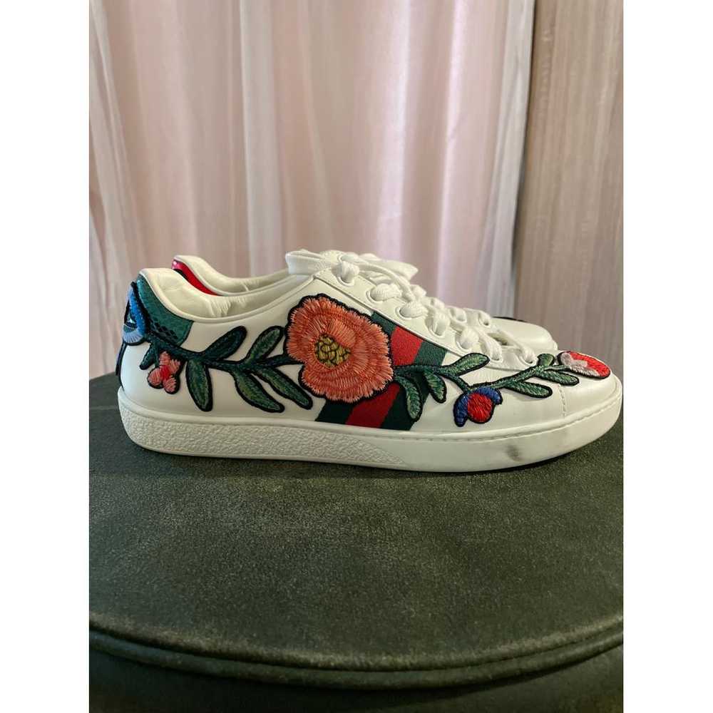 Gucci Ace leather trainers - image 3