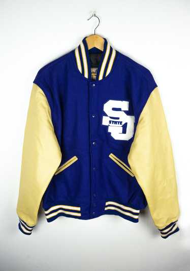 Made In Usa × Varsity Jacket Vintage Maverick SJ S