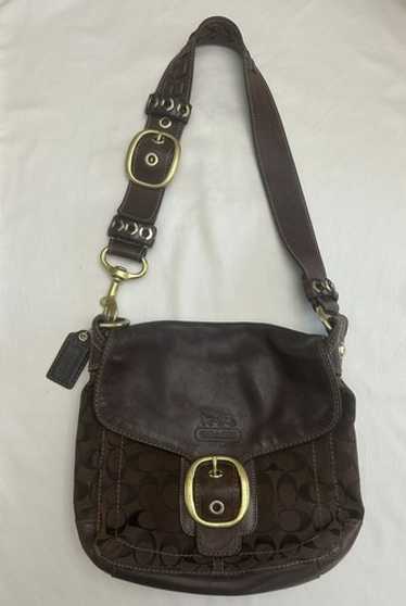 バッグ COACH Bleeker Legacy Signature Hand bag COACH Bleeker Legacy Signature Handbag 942 | eBay