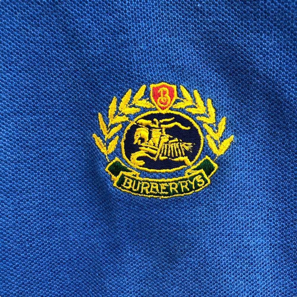 Burberry Vtg 90’ BURBERRY LONDON CREST Logo Polo … - image 4