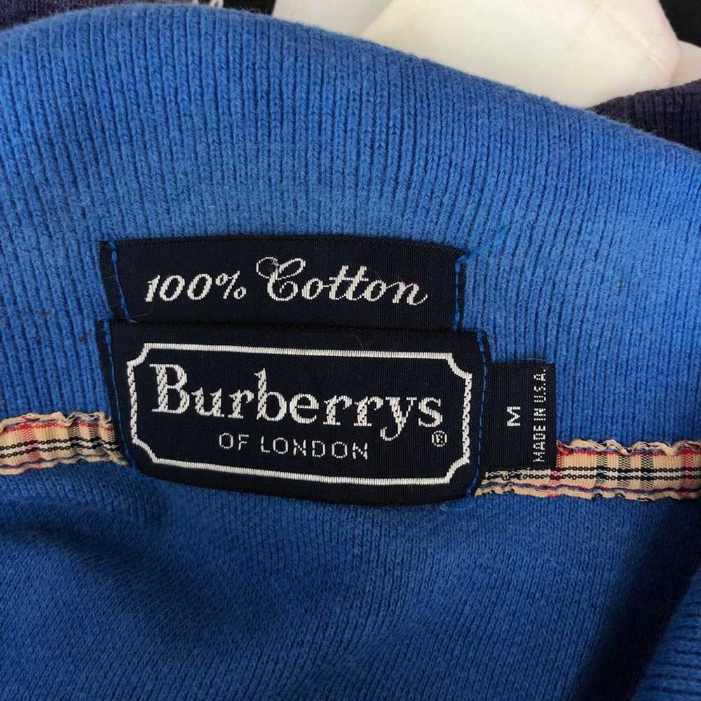 Burberry Vtg 90’ BURBERRY LONDON CREST Logo Polo … - image 5