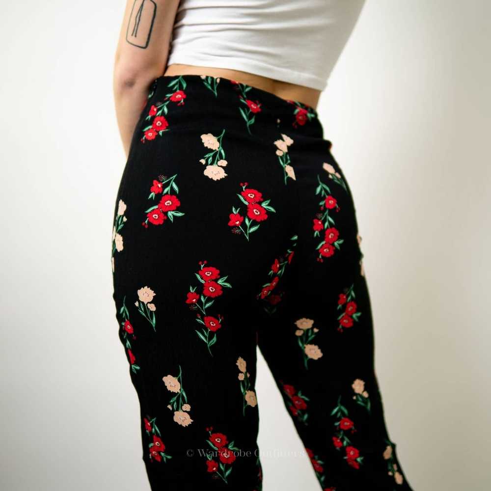 Forever 21 F21 Floral Wide Leg Pants - S - image 7