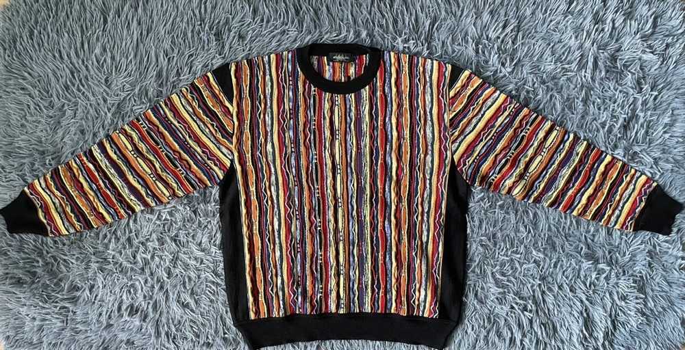 Coloured Cable Knit Sweater × Coogi × Montechiaro… - image 11