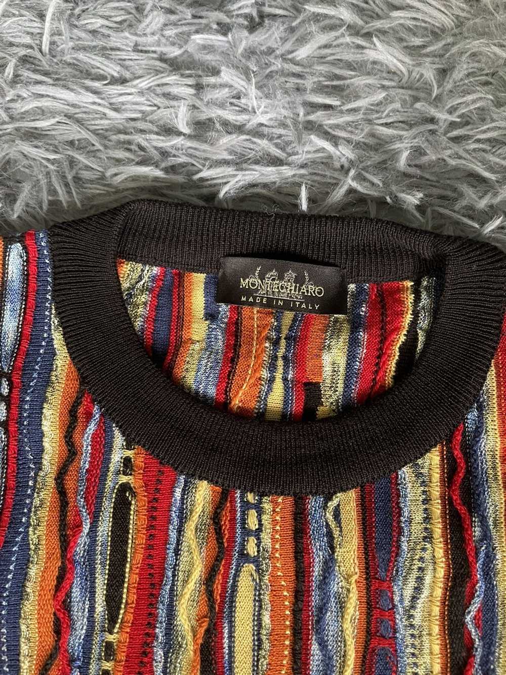 Coloured Cable Knit Sweater × Coogi × Montechiaro… - image 3