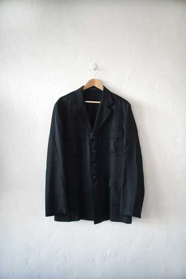 Yohji Yamamoto Silk Military Jacket
