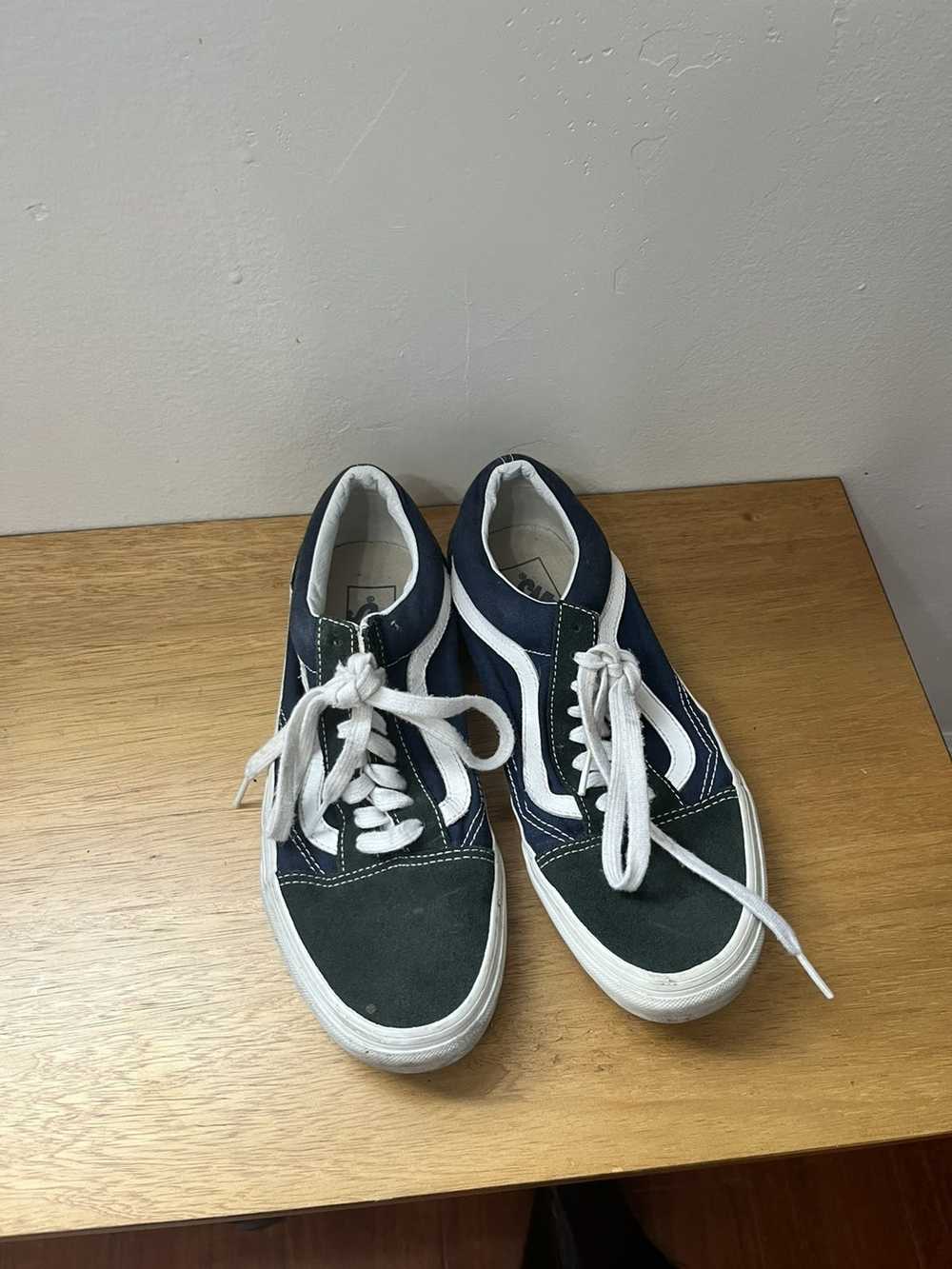 Vans Vans Low - Green and Navy - image 1