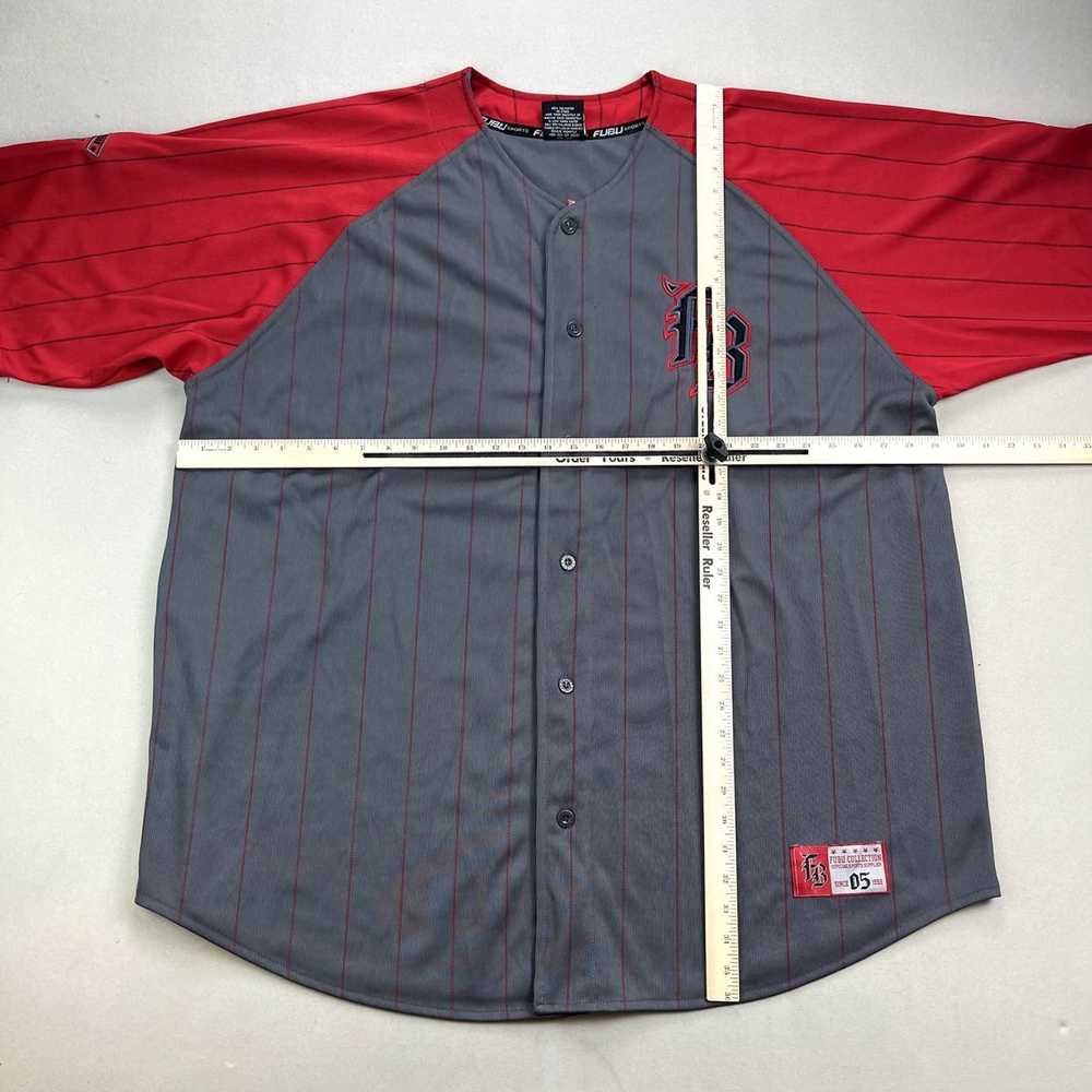 Fubu × Vintage Vintage FUBU Baseball Jersey 3XL G… - image 11