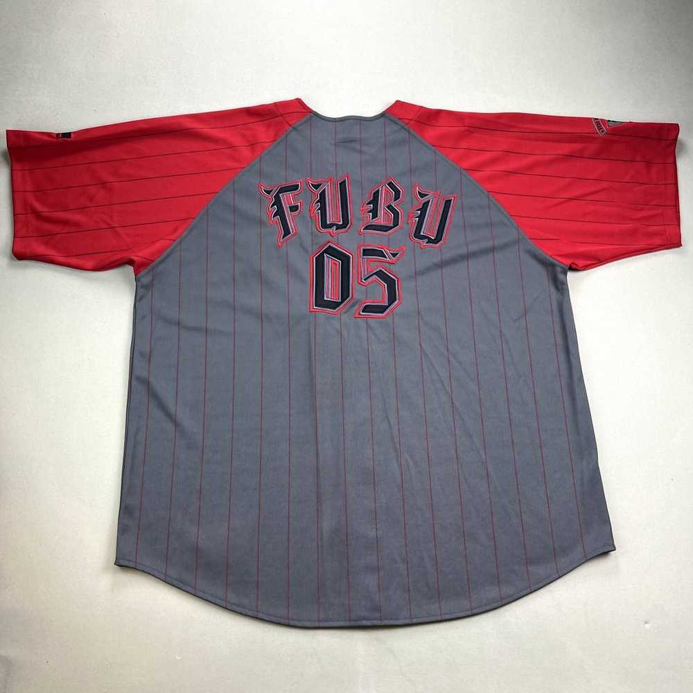 Fubu × Vintage Vintage FUBU Baseball Jersey 3XL G… - image 5