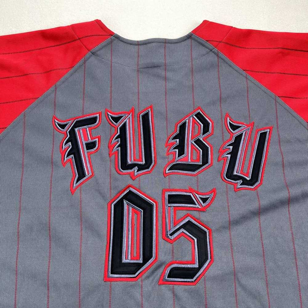 Fubu × Vintage Vintage FUBU Baseball Jersey 3XL G… - image 6