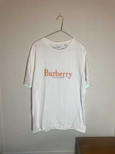Burberry Burberry Of London orange Embroidered Tee