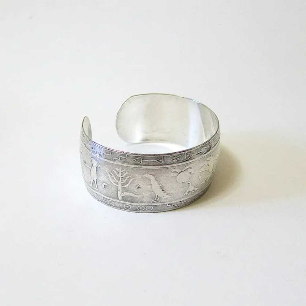 Southwest Tribal Sterling Silver Iconographic Pic… - image 3