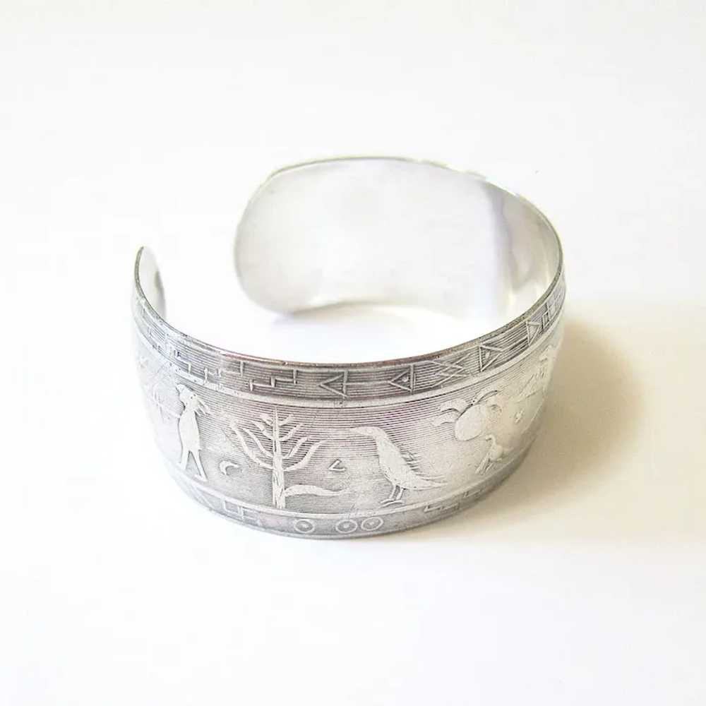 Southwest Tribal Sterling Silver Iconographic Pic… - image 7