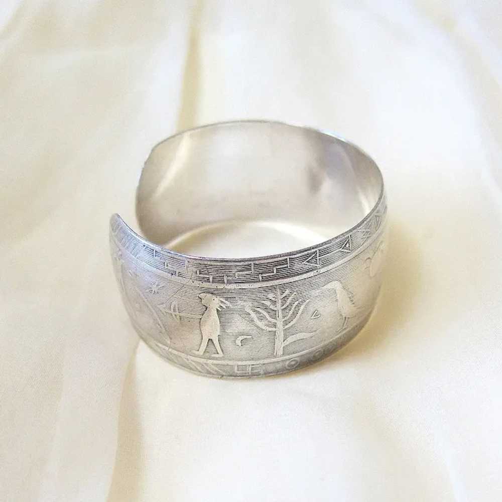 Southwest Tribal Sterling Silver Iconographic Pic… - image 9