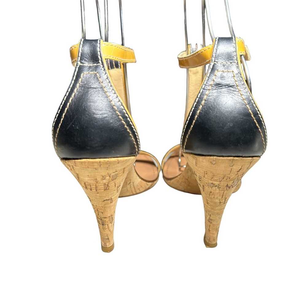 Coach Coach T-Strap Black Leather Cone Heels - image 11