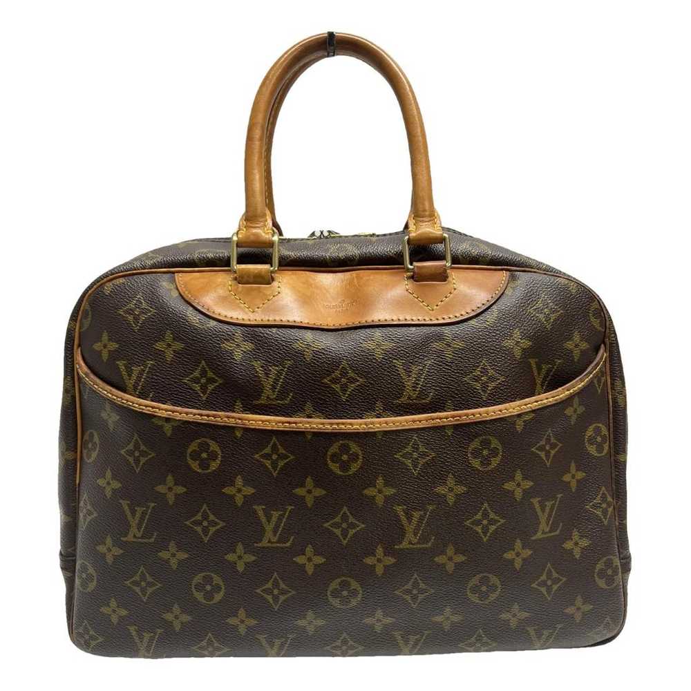 Louis Vuitton Deauville leather handbag - image 1