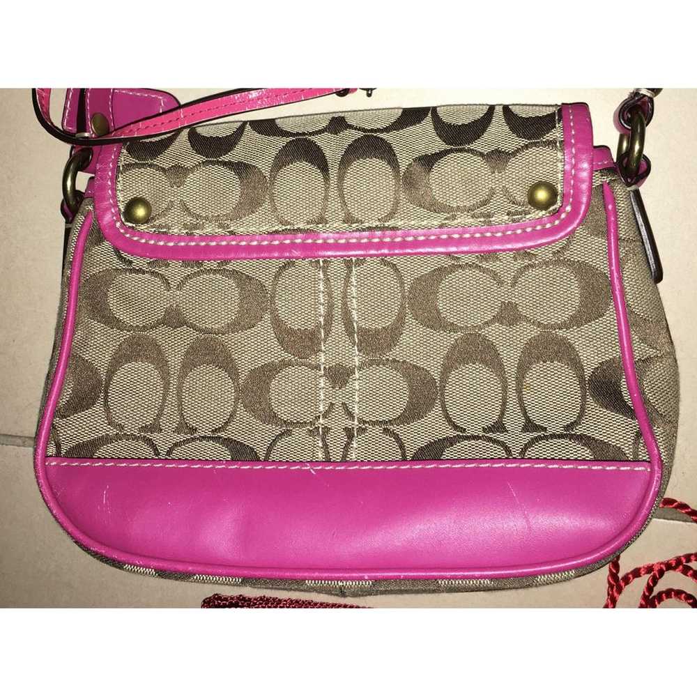 Coach Signature Sufflette cloth handbag - image 4