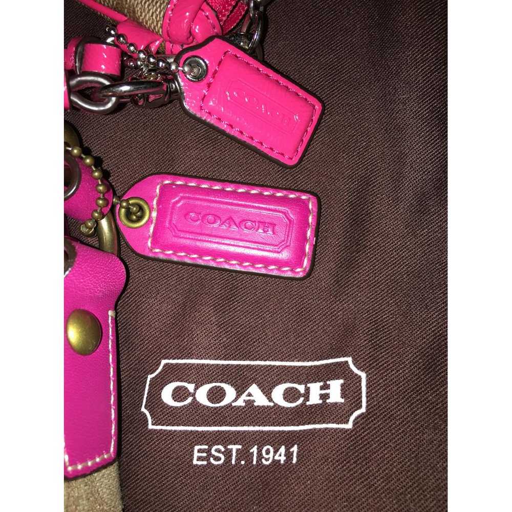 Coach Signature Sufflette cloth handbag - image 7