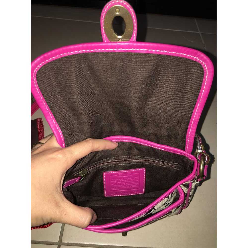 Coach Signature Sufflette cloth handbag - image 8