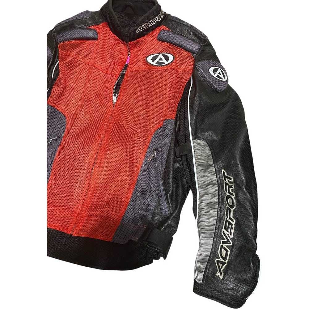 Other AGV Sport Men's Motorcycle Rider Jacket Red… - image 3