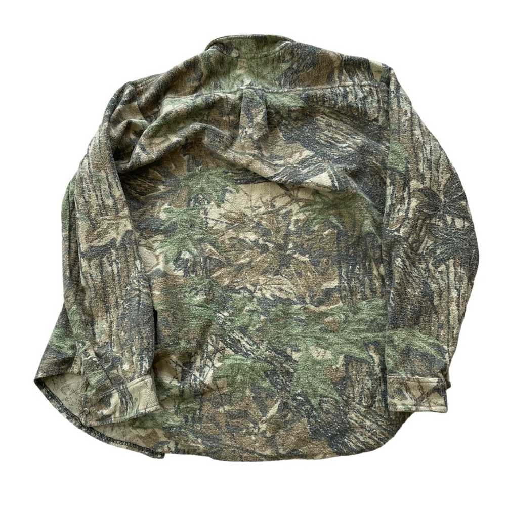 Realtree × Vintage 90s Fleece Real Tree Camo Butt… - image 2