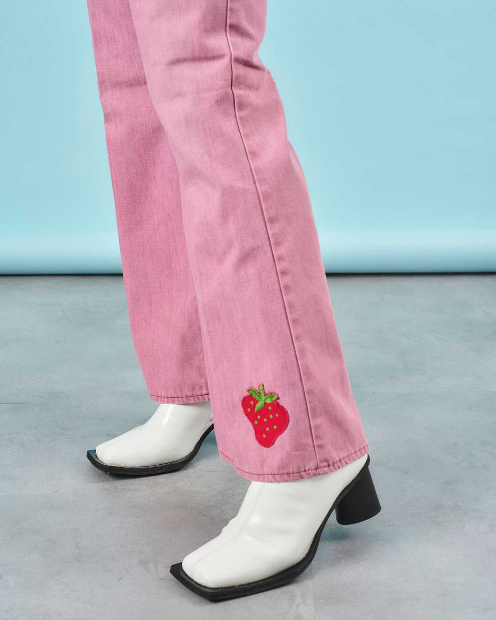 70's Levi's Patch Bell Bottoms - image 5