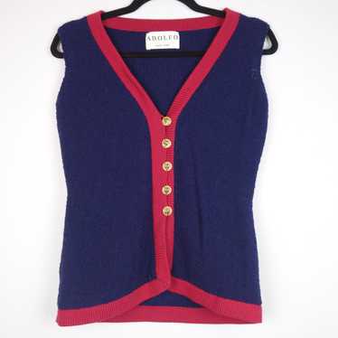 Adolfo - Vintage Adolfo New York cardigan sweater… - image 1