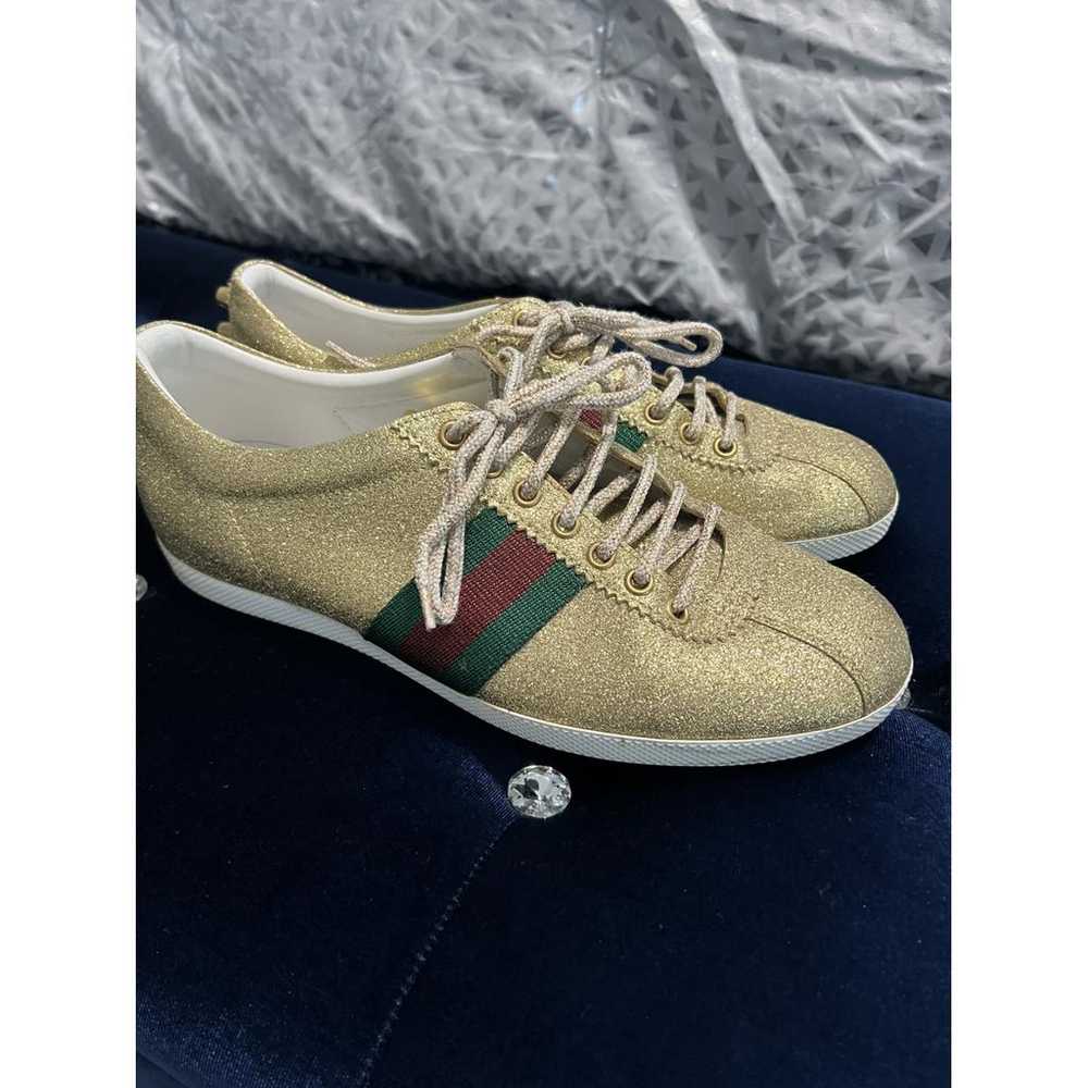 Gucci Glitter lace ups - image 2