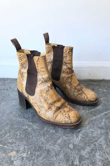 Freelance Snakeskin Boots