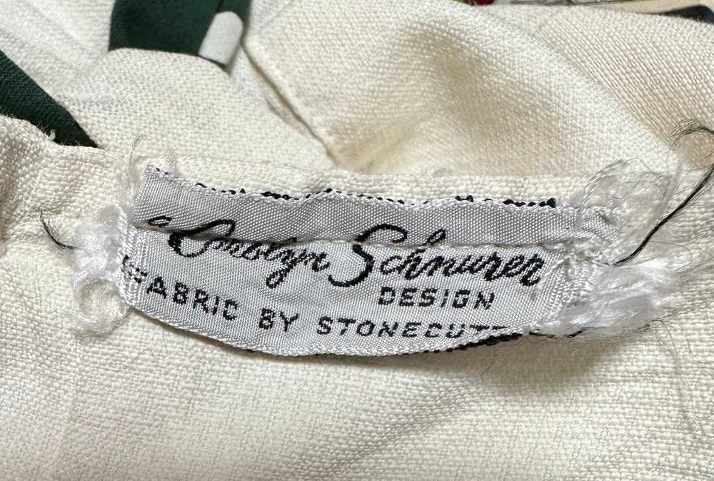 Carolyn Schnurer 40s White Cotton Playsuit - image 4