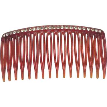 Vintage chinese hair comb - Gem