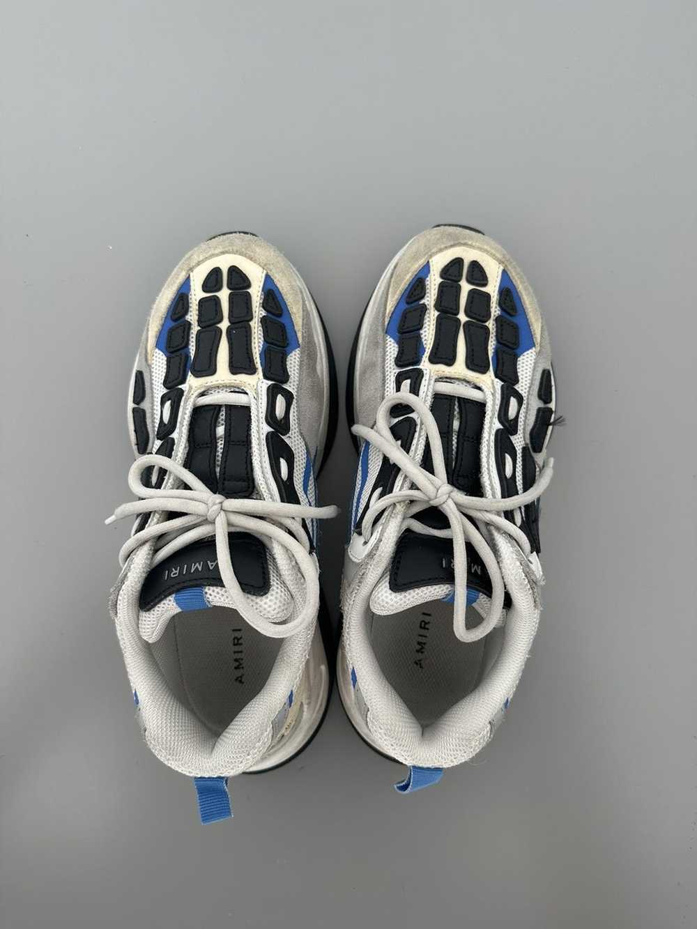 Amiri Amiri Bone Runner White Black Grey Blue - image 3