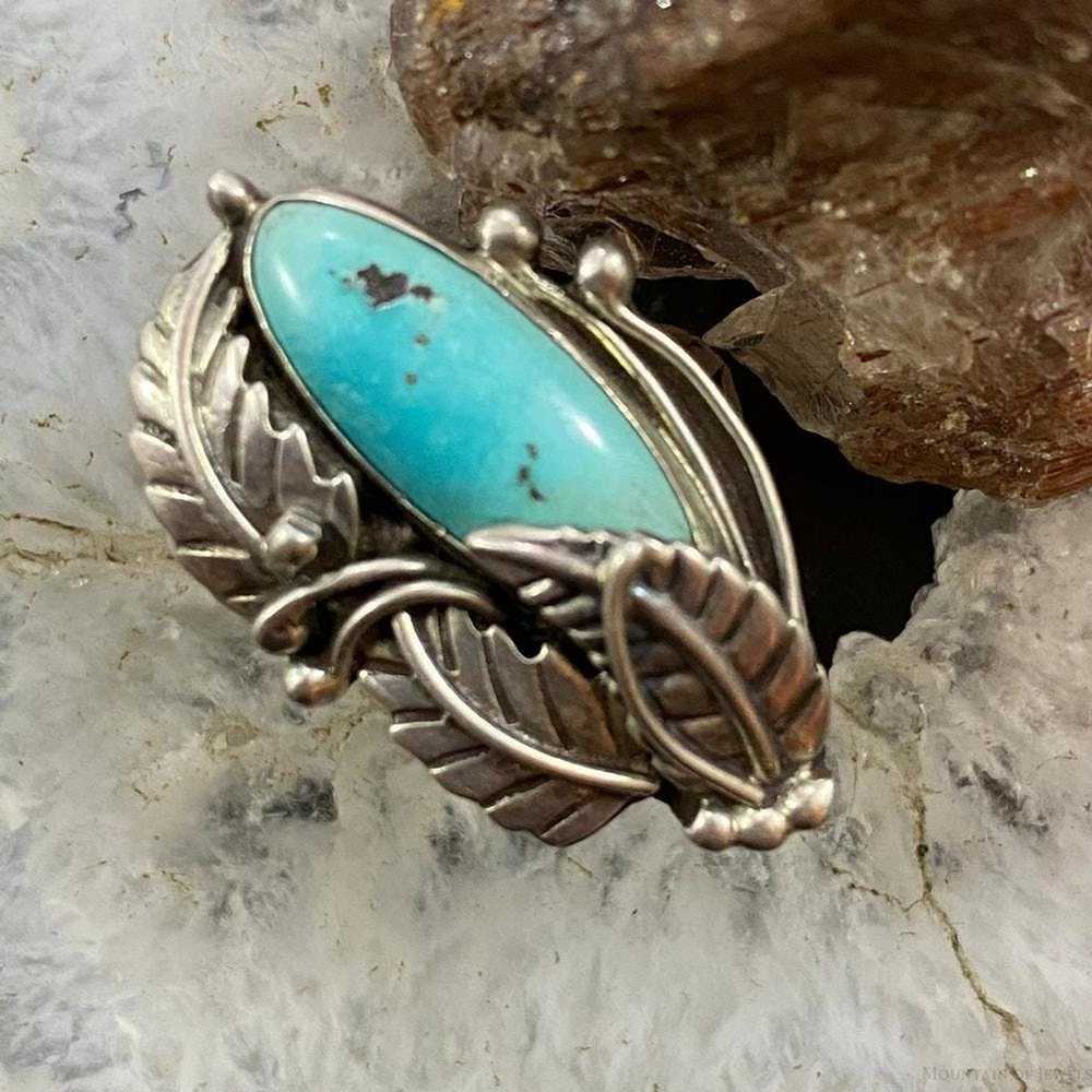 Native Vintage Native American Sterling Elongated… - image 1