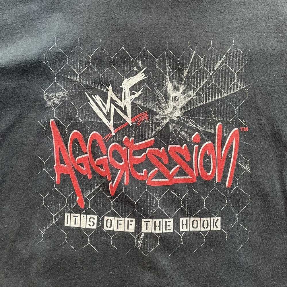 Rap Tees × Wwe × Wwf Vintage WWF Aggression rap a… - image 2