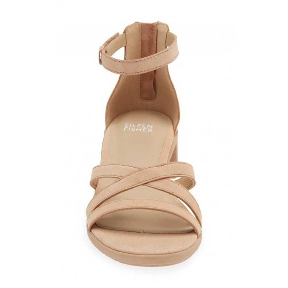 Eileen Fisher Leather sandal - image 8