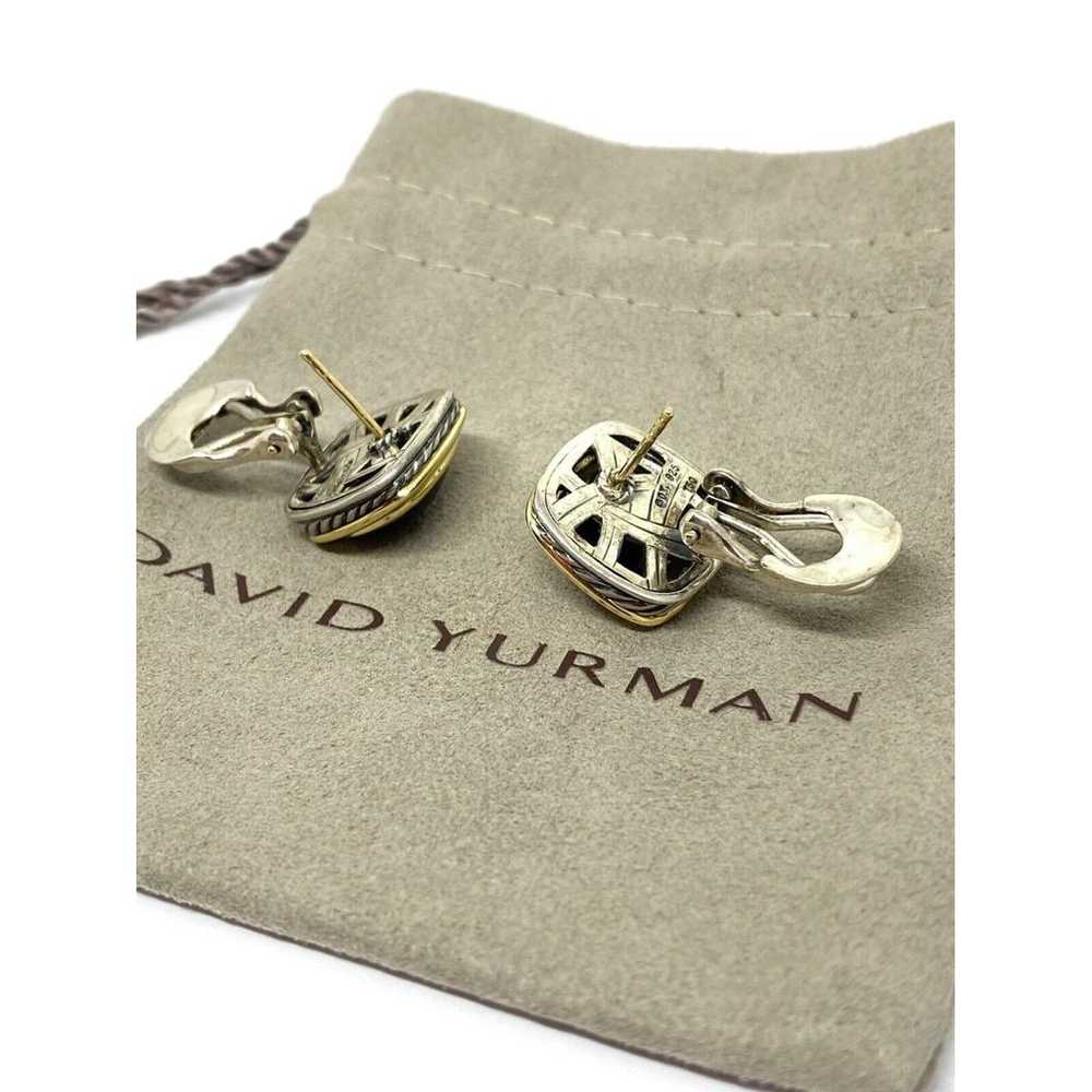 David Yurman Silver earrings - image 4