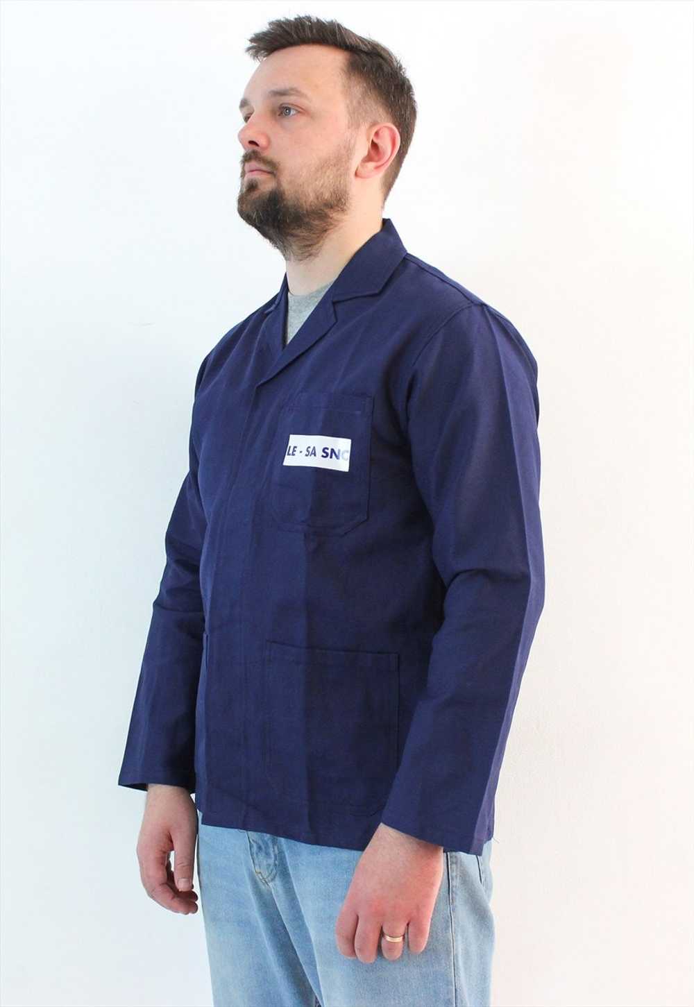 Vintage Sanfor Mens S Work Jacket Coat French Wor… - image 2
