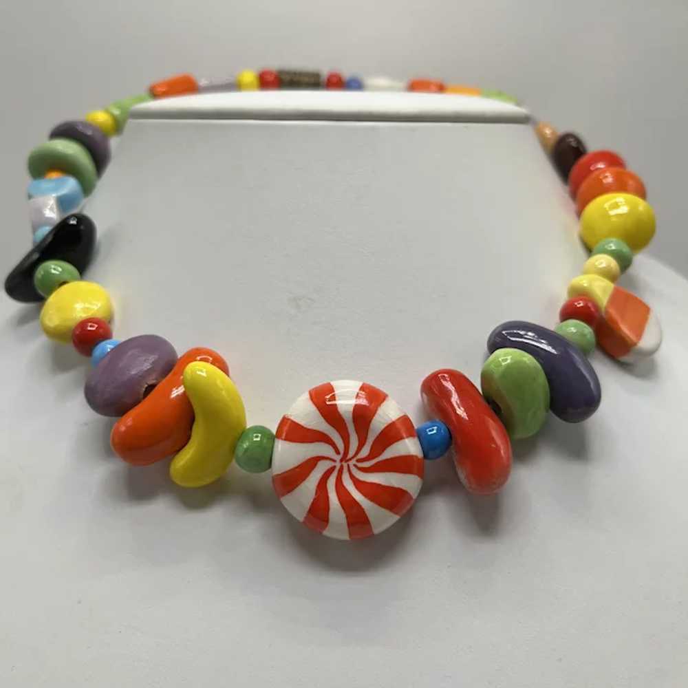 1980s Parrot Pearls Assorted Candies Necklace - image 2