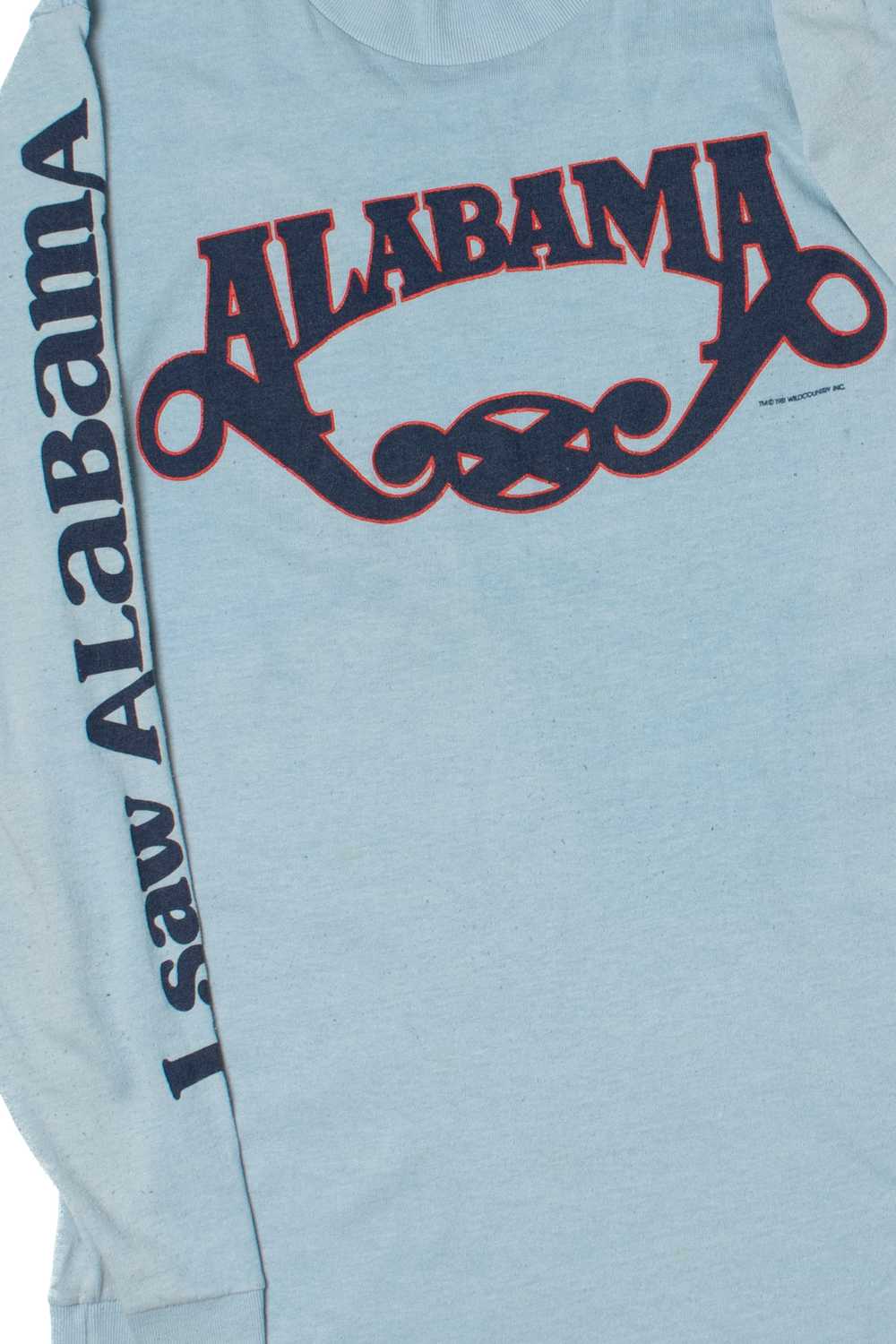 Vintage 1981 Alabama "I Saw Alabama" Long Sleeve … - image 2