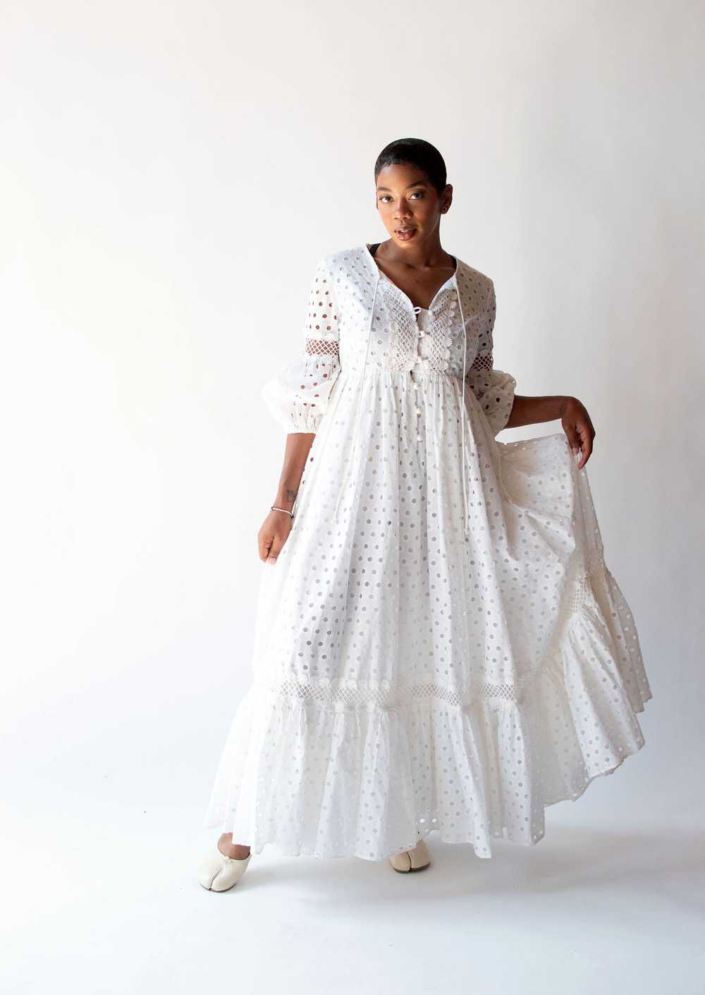 1970s Eyelet Dress | Beverly Page - image 1