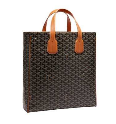 Goyard Black & Tan Voltaire Tote Bag