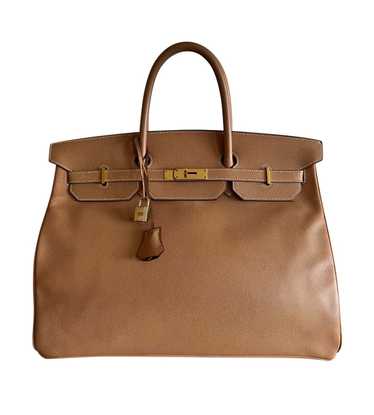 Hermès Nouméa leather bag courchevel chocolate Brown ref.94659