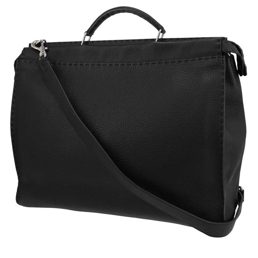 Fendi Peekaboo Selleria large model bag in black … - image 1