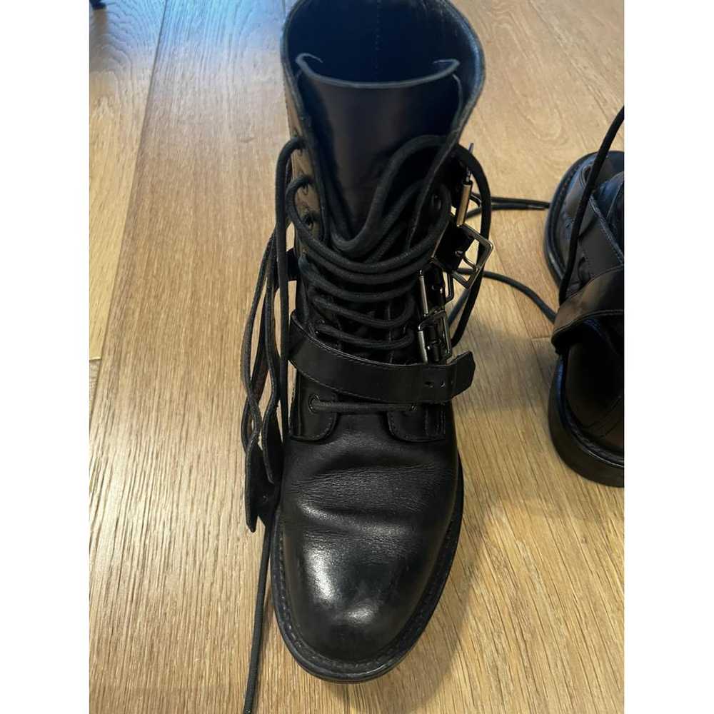 Saint Laurent Leather biker boots - image 10