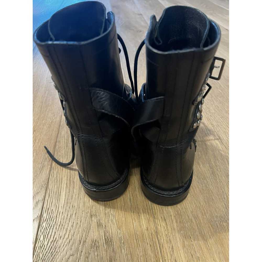 Saint Laurent Leather biker boots - image 5