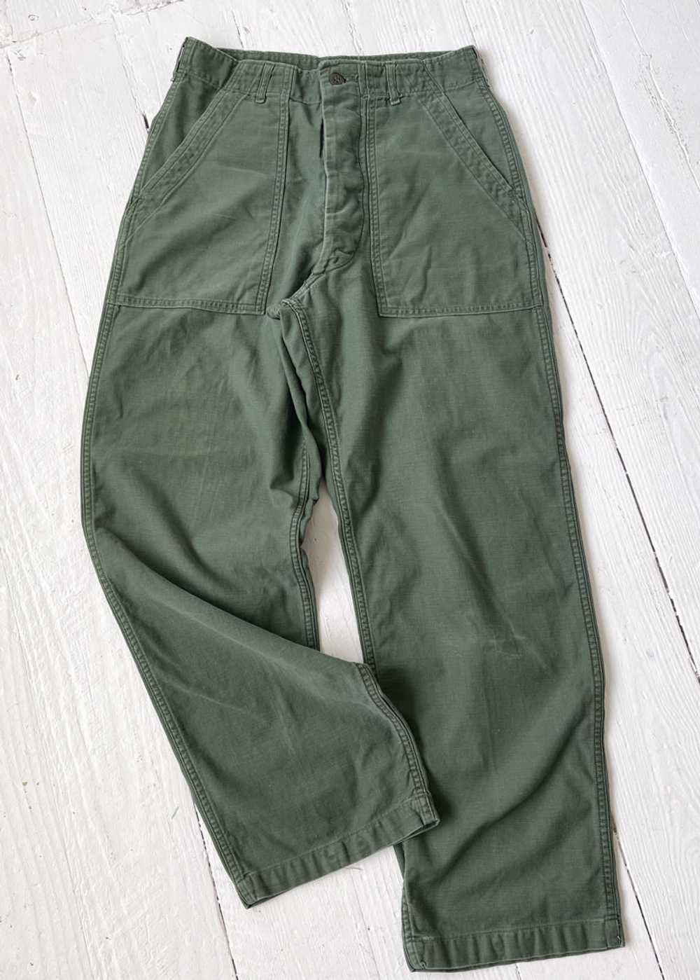 Vintage 1960s OG 107 Army Pants 28